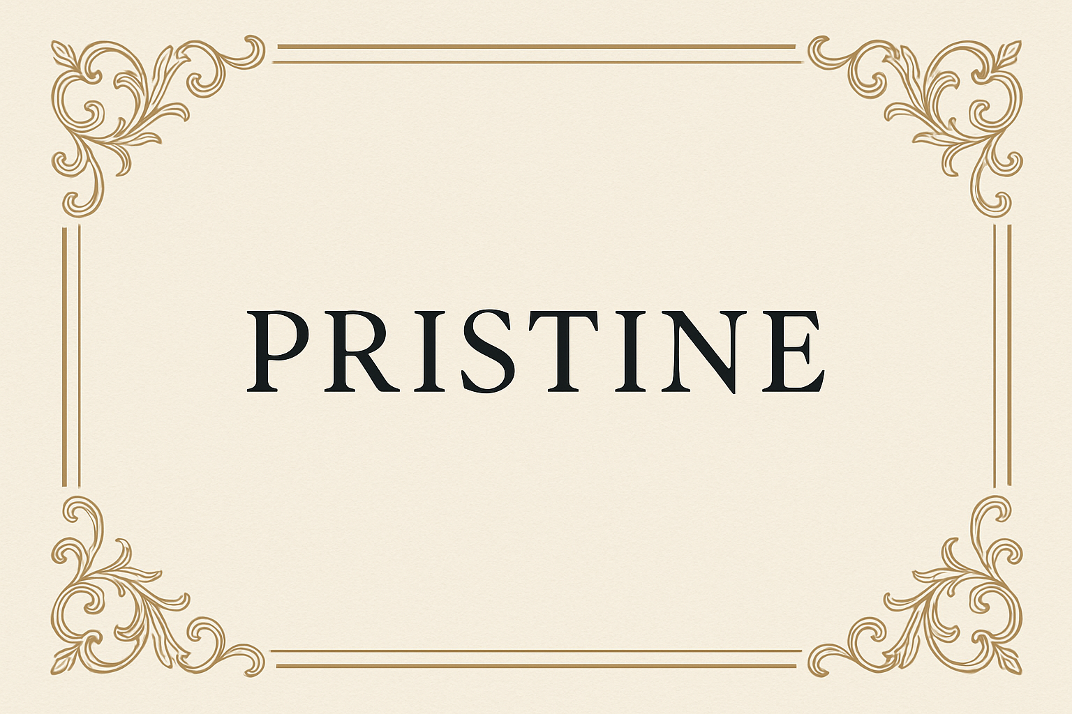 PRISTINE